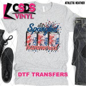 DTF Transfer - DTF002890 Star Spangled Hammered