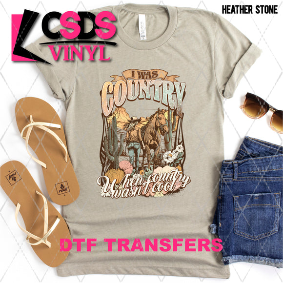 DTF Transfer - DTF002911 When Country Wasn't Cool