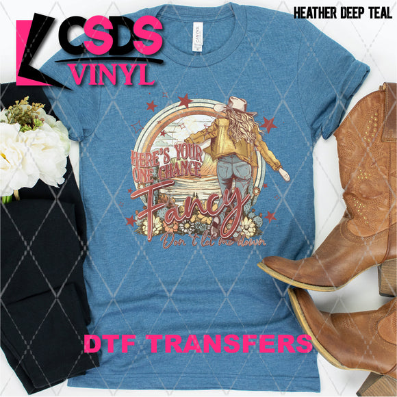 DTF Transfer - DTF002935 Here's Your One Chance Fancy