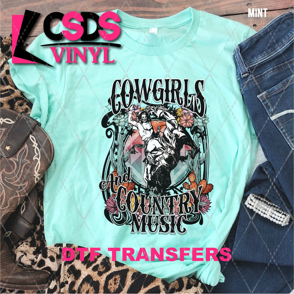 DTF Transfer - DTF002936 Cowgirls and Country Music