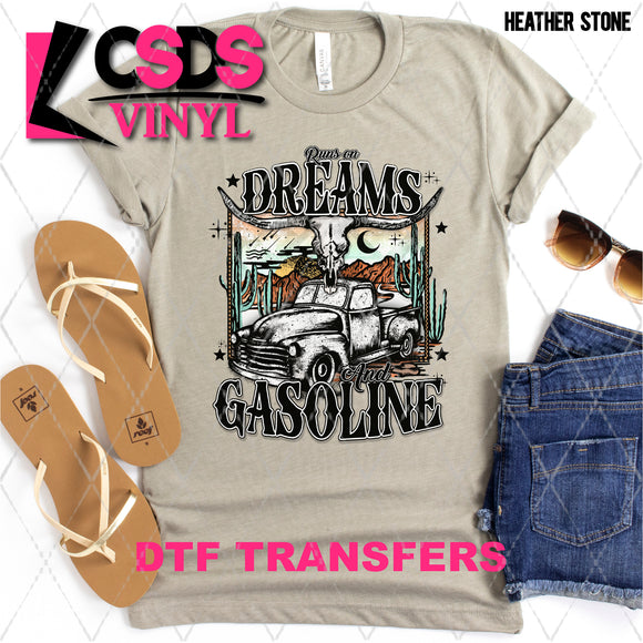 DTF Transfer - DTF002969 Dreams and Gasoline