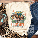 DTF Transfer - DTF003006 Buck Off Cowboy