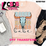 DTF Transfer - DTF003010 Rodeo Babe Stacked Word Art