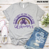DTF Transfer - DTF003094 In this Family No One Fights Alone Glitter Rainbow Alzheimer's