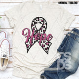 DTF Transfer - DTF003128 Hope Faux Glitter Ribbon Pink