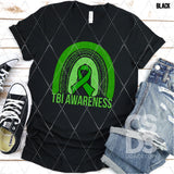 DTF Transfer - DTF003134 TBI Awareness Rainbow