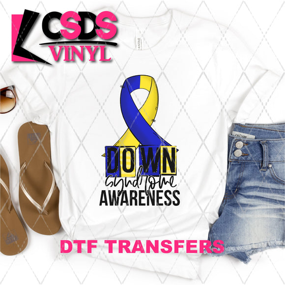 DTF Transfer - DTF003142 Down Syndrome Awareness Ribbon