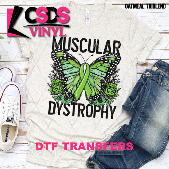 DTF Transfer - DTF003192 Floral Butterfly Muscular Dystrophy