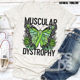 DTF Transfer - DTF003192 Floral Butterfly Muscular Dystrophy