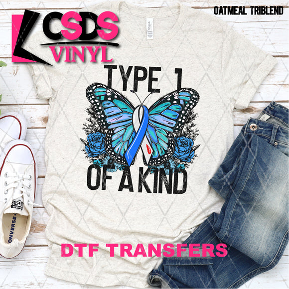 DTF Transfer - DTF003204 Floral Butterfly Type 1 of a Kind