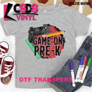 DTF Transfer - DTF003228 Game On Pre-K