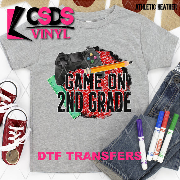 DTF Transfer - DTF003231 Game On 2nd Grade