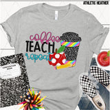 DTF Transfer - DTF003263 Coffee Teach Repeat