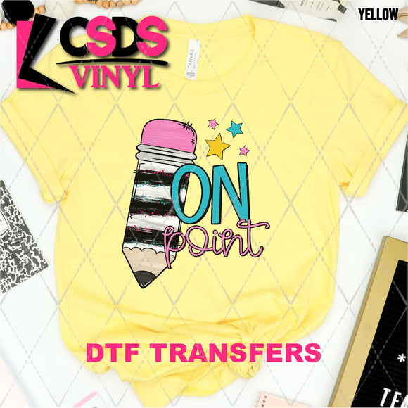 DTF Transfer - DTF003285 On Point Pencil