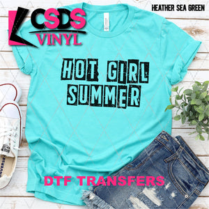 DTF Transfer - DTF003332 Hot Girl Summer Black