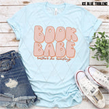 DTF Transfer - DTF003367 Book Babe Rather Be Reading