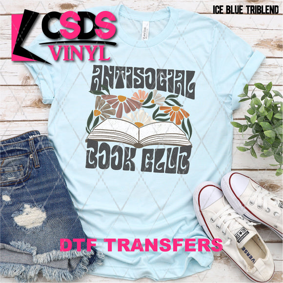 DTF Transfer - DTF003391 Antisocial Book Club