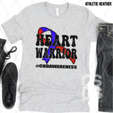 DTF Transfer - DTF003408 Heart Warrior #CHDAWARENESS
