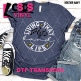 DTF Transfer - DTF003423 Living that Band Life White