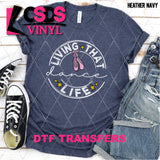 DTF Transfer - DTF003445 Living that Dance Life White