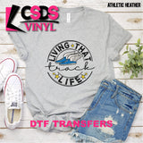 DTF Transfer - DTF003488 Living that Track Life Black