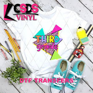 DTF Transfer - DTF003510 90's Style Third Grade