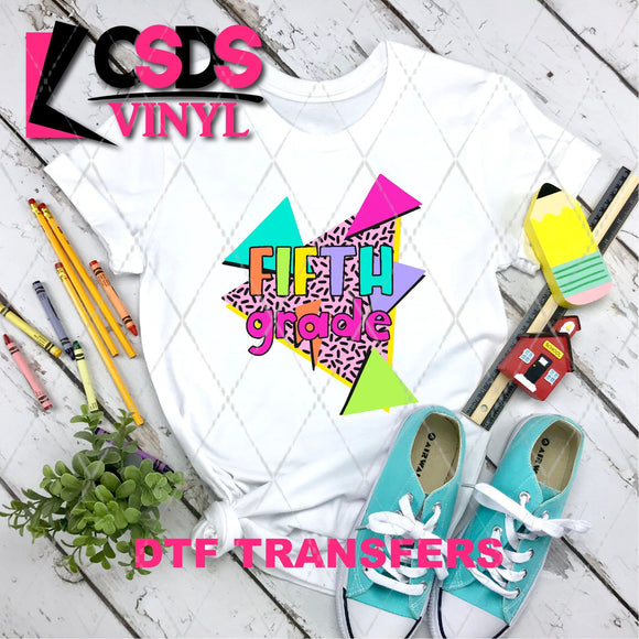 DTF Transfer - DTF003512 90's Style Fifth Grade