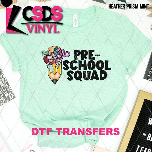 DTF Transfer - DTF003577 Pre-School Squad