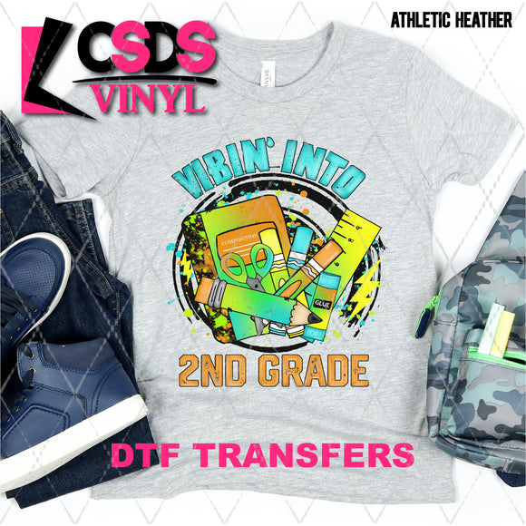 DTF Transfer - DTF003615 Vibin' Into 2nd Grade