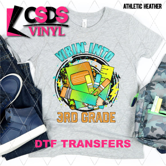 DTF Transfer - DTF003616 Vibin' Into 3rd Grade
