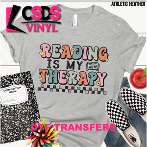 DTF Transfer - DTF003655 Retro Reading is My Therapy