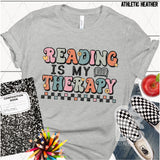 DTF Transfer - DTF003655 Retro Reading is My Therapy