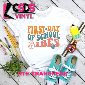 DTF Transfer - DTF003657 Wavy First Day of School Vibes