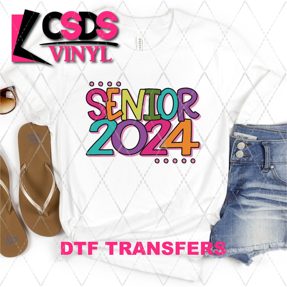 DTF Transfer DTF003664 Senior 2024 CSDS Vinyl