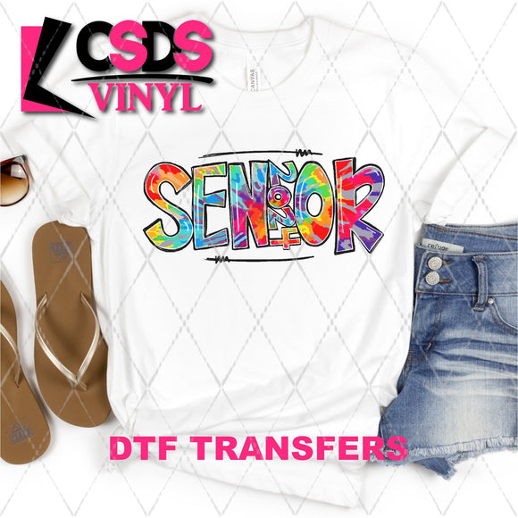 DTF Transfer - DTF003667 Tie Dye Senior 2024