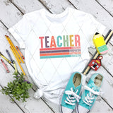 DTF Transfer - DTF003672 Teacher Believer Innovator Motivator Educator