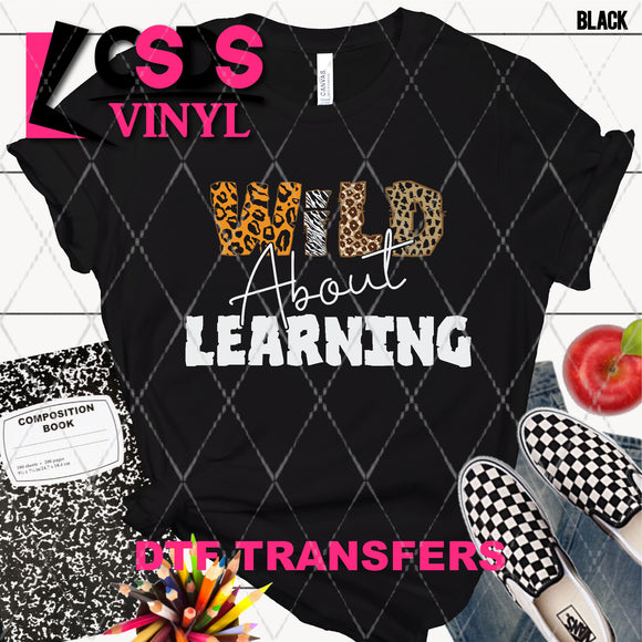 DTF Transfer - DTF003676 Wild About Learning