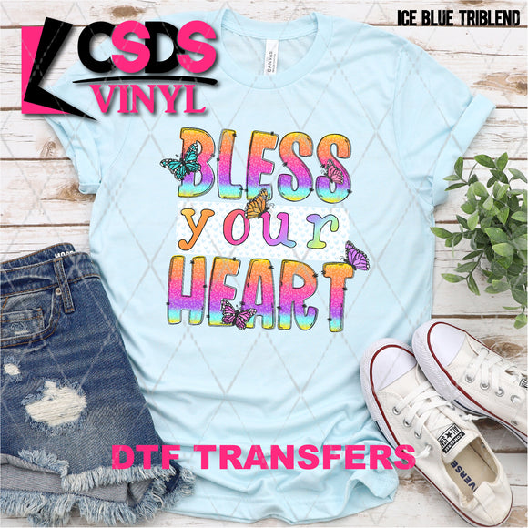 DTF Transfer - DTF003711 Bless Your Heart