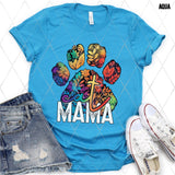 DTF Transfer - DTF003723 Rainbow Floral Cat Mama