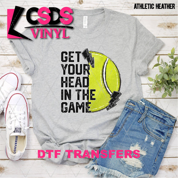 DTF Transfer - DTF003732 Get Your Head in the Game Tennis