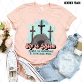 DTF Transfer - DTF003750 He is Risen Death is Defeated