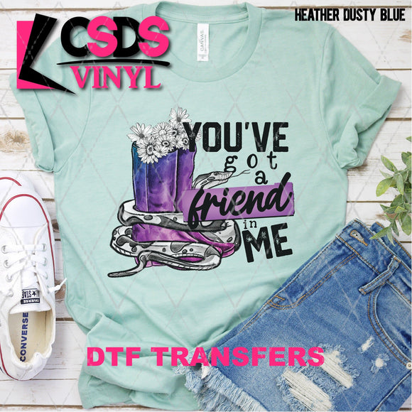 DTF Transfer - DTF003777 You've Got a Friend in Me Boots and Snake