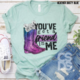 DTF Transfer - DTF003781 You've Got a Friend in Me Boots