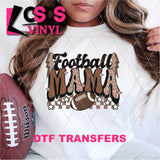 DTF Transfer - DTF003824 Retro Football Mama Leopard