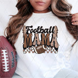 DTF Transfer - DTF003824 Retro Football Mama Leopard