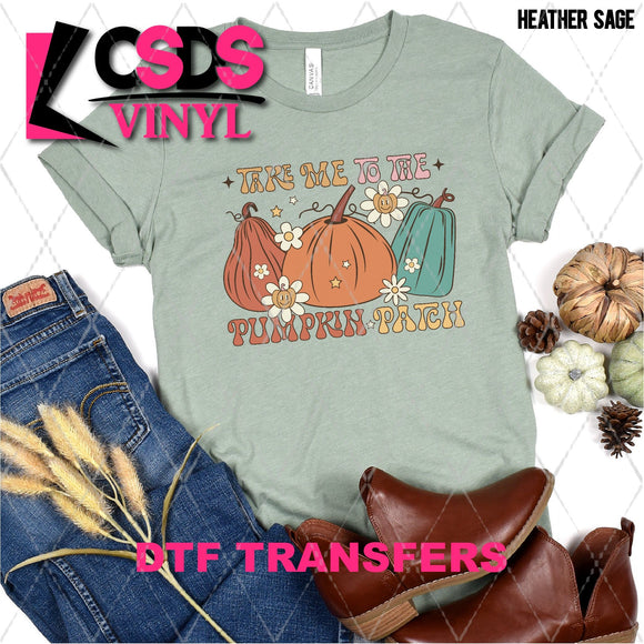 DTF Transfer - DTF003834 Take Me to the Pumpkin Patch