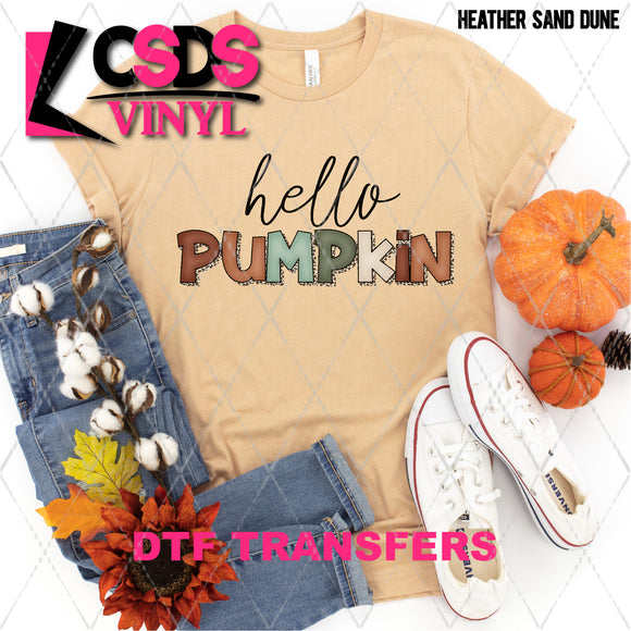 DTF Transfer - DTF003836 Hello Pumpkin