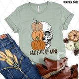 DTF Transfer - DTF003837 Fall State of Mind Stacked Pumpkins