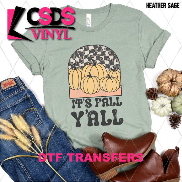 DTF Transfer - DTF003843 It's Fall Y'all