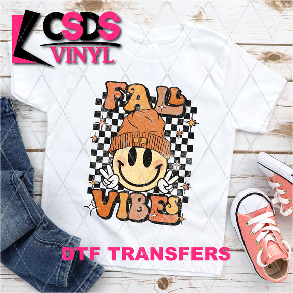 DTF Transfer - DTF003844 Fall Vibes Vertical Smile